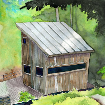 Iwana " Cabin In The Woods II " by Paul McCreery