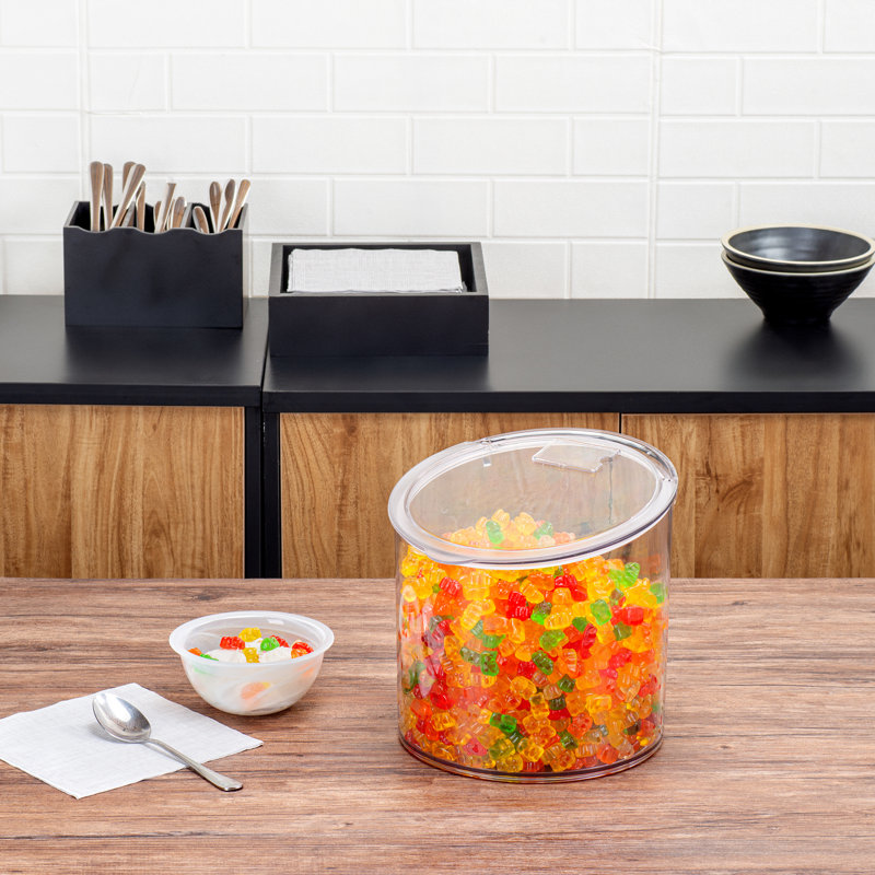  Contenant de rangement en plastique transparent incassable, 2.64