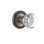 Grandeur Newport Rosette Privacy with Chambord Crystal Door Knob