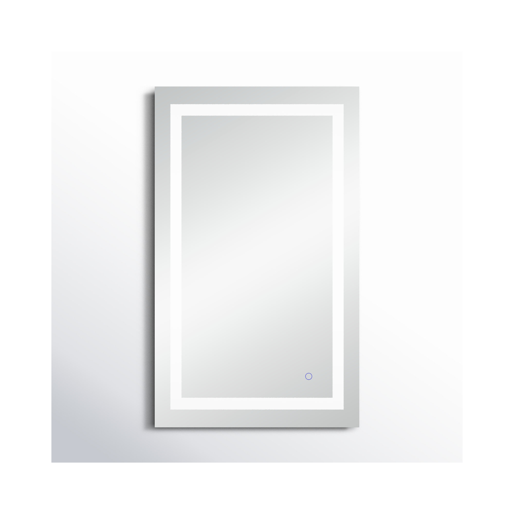 Scoles Flat Wall Mirror, 40" x 24"