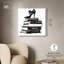 «Classic Book Stack», reproduction d'art sur toile par Art Remedy-115108976-115108979