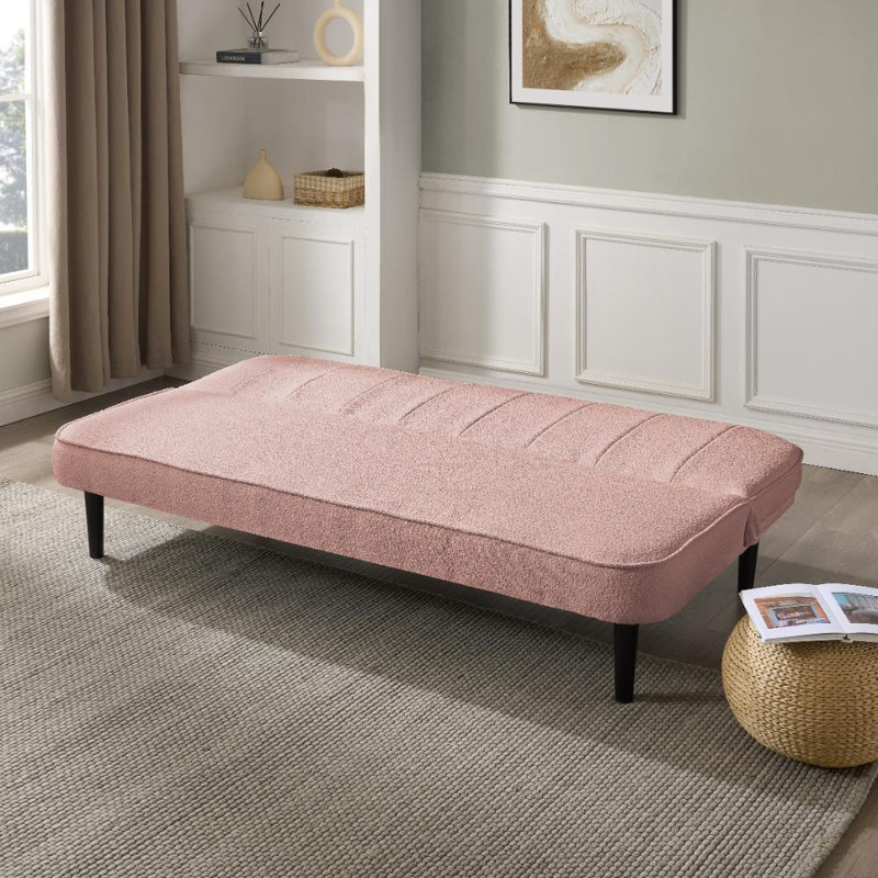 Alex 3 Seater Sofa Bed, Pink