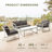 300 - Person Patio Conversation Set with Cushions-1478513557-1478513556