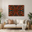 Art mural noir Op Art 66-358929856