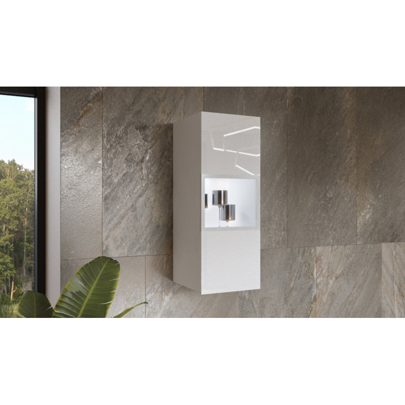 Branda Display Cabinet, White