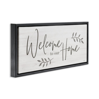 Panneau «Welcome To Our Home Country»