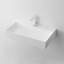 Évier vasque rectangulaire à surface solide blanche matte 36 "x 18" avec trou pour robinet. Salle de bain spacieuse pour les intérieurs de salle de bain contemporains. Qualité de fabrication. Installation simple