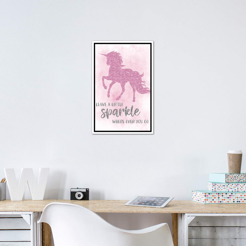 Art sparkle, Toile blanche encadrée, H 26 po x l 18 po x P 1,5 po