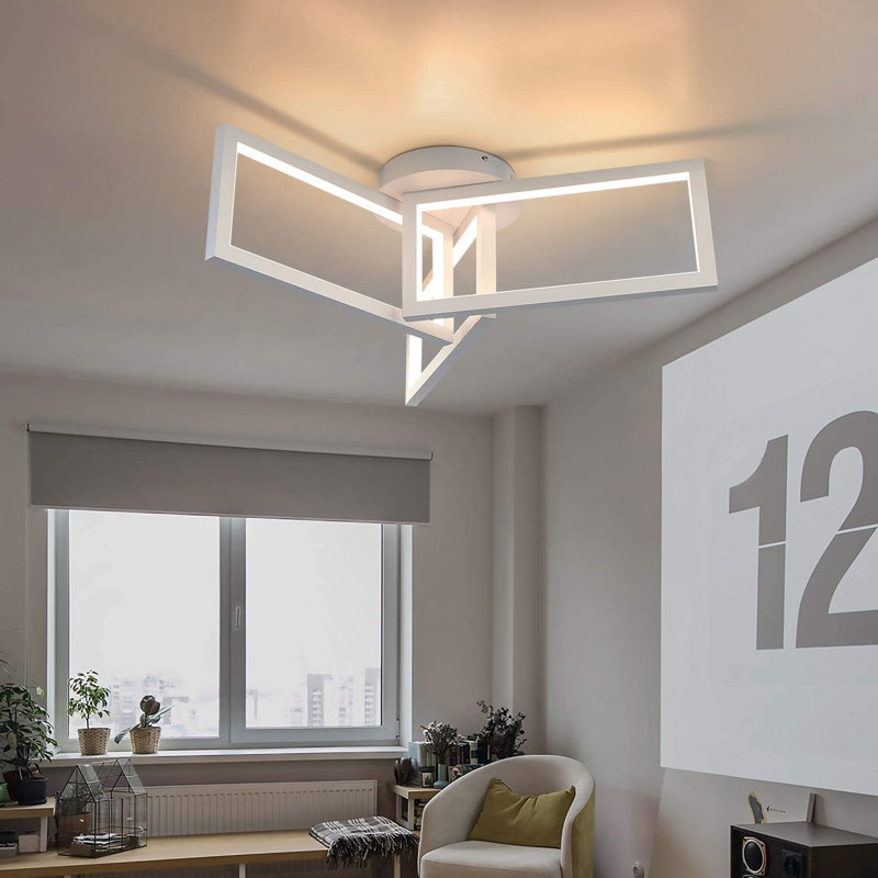 Ivy Bronx 1-Light 54.5cm LED Integrated Flush Mount
