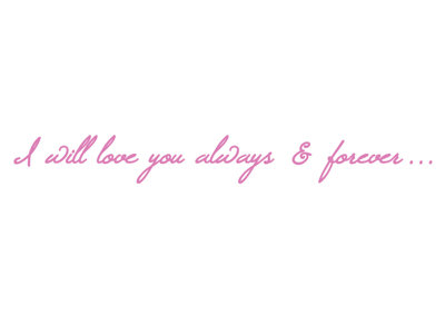 Text & Numbers Non-Wall Damaging Wall Decal