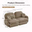 Causeuse avec coussins ronds-892479489