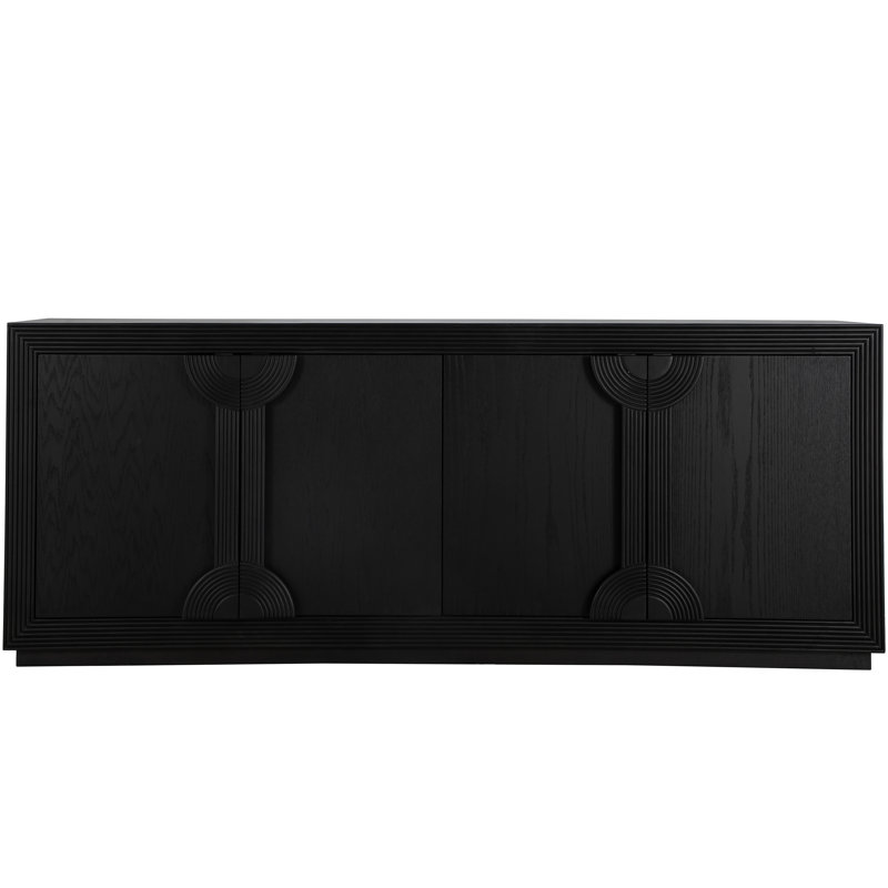 Areo Sideboard - Black, 34.25" H x 86" W x 17" D, Black