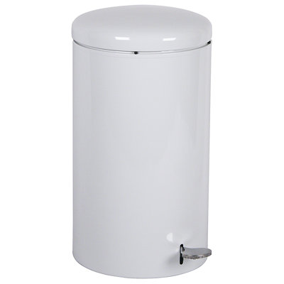 Steel Step On Kitchen Trash Can - 7 Gallons