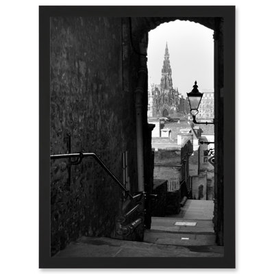 Edinburgh Edinburgh Royal Mile Lane - Single Picture Frame Print
