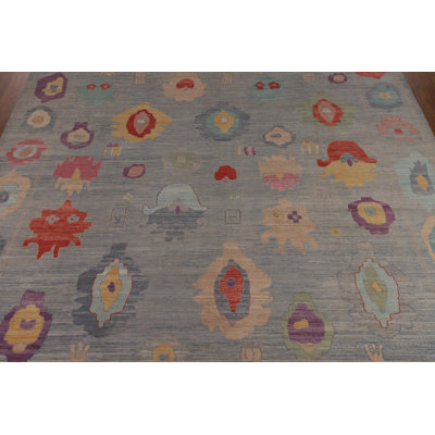 Vegetable Dye Oushak Turkish Large Rug