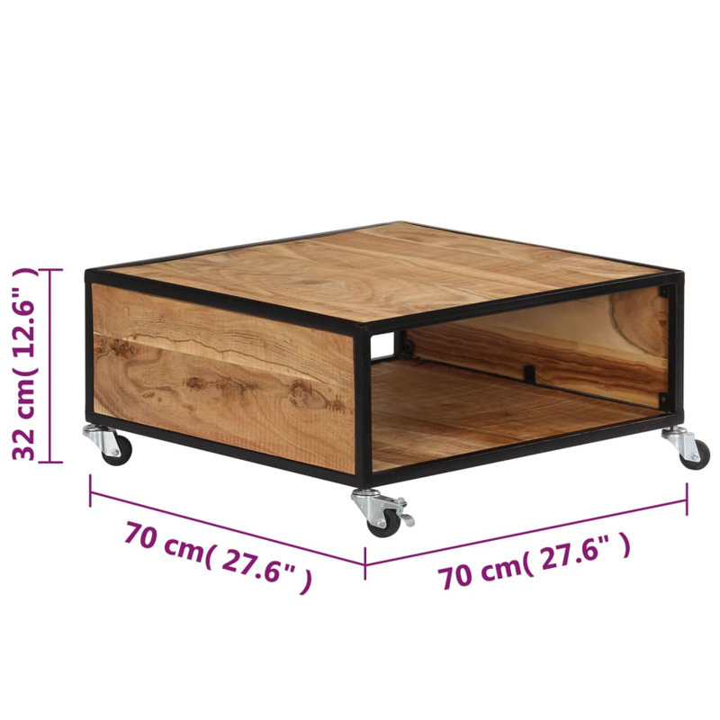 Table basse simple avec rangement Raye