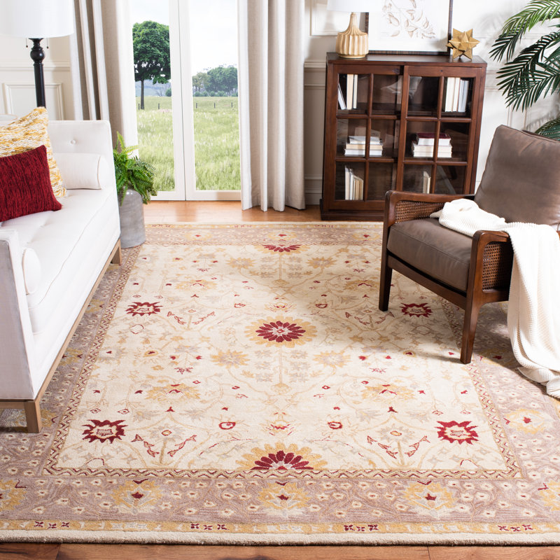Tingley Hand Tufted Wool Pile Oriental Rug, Rectangle 8' x 10'