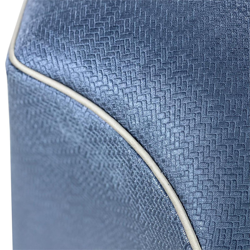 Celtic Novelty Ottoman, Blue