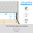 Boyd Sleep Mia Linen Platform Bed Frame with Tufted Headboard, No Box Spring Required-1338073579-1338073580
