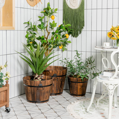 Ensemble de 3 pots à fleurs Edalene