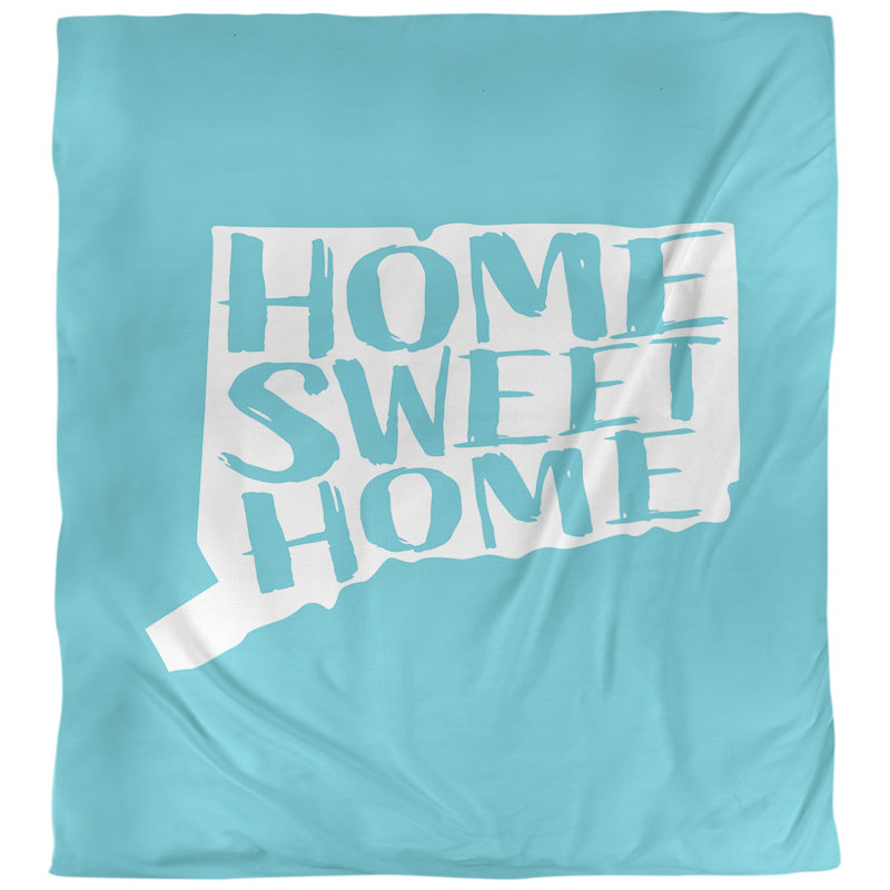 Housse de couette connecticut doux, Polyester brossé, Housse de couette pour très grand lit, Bleu sarcelle