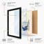 Moored Gondola Minimalist - Framed Print-401830050-401830063