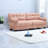 Deep Seat Sectionals, Wood Frame Modern Pink Sofa For Home Living