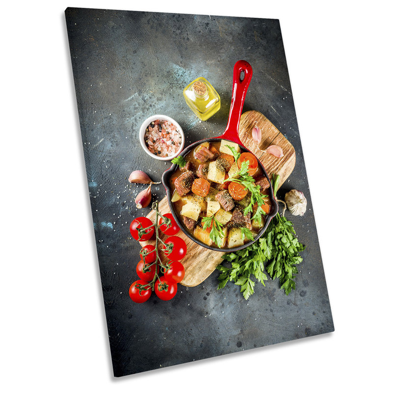 Kitchen Food Stew Fresh - Wrapped Canvas Print, 137.2cm H x 91.4cm W x 4cm D