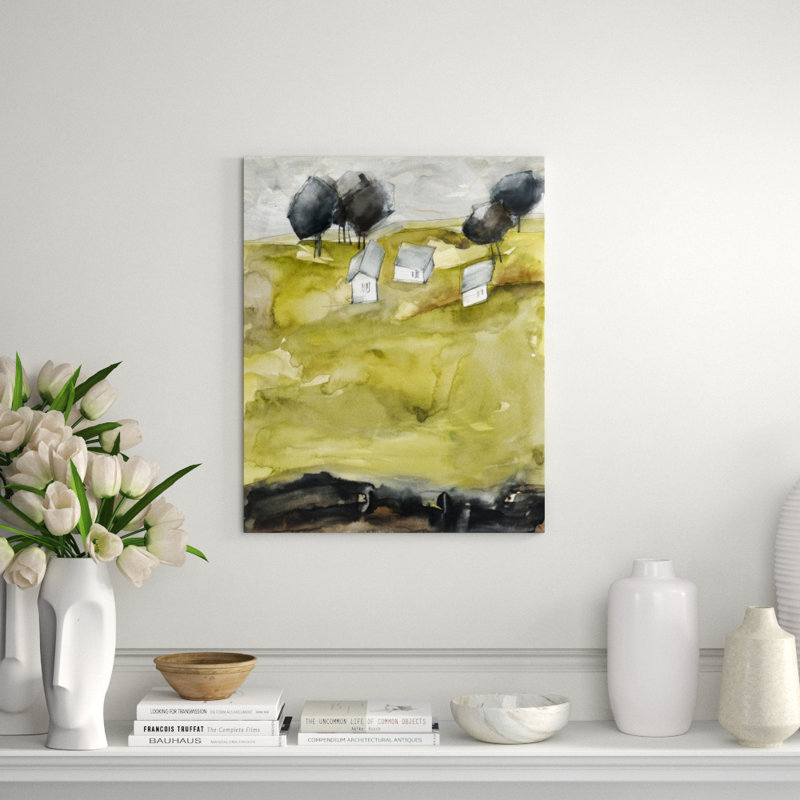 Green Land I Painting by Elena Carlie, Plexi, 30" H x 24" W