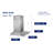 Hauslane 860 Cubic Feet Per Minute Convertible Wall Mount Range Hood with Baffle Filter and Light In
