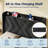 Upholstered Velvet Bed Frame With Storage Headboard And Charging Station-631883291-631883290