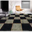 Tapis vert noué à la main de haute qualité