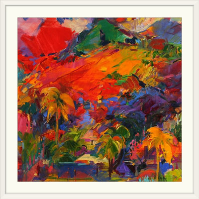 «Wimbush Paysage Polynesien, 2011» par Peter Graham, reproduction d'art
