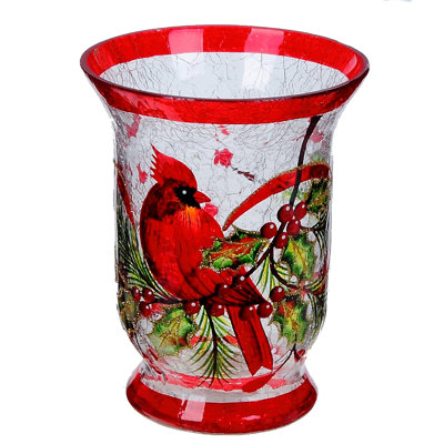 Ensemble d'ouragan en verre 2 pièces Cardinal