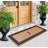 Monogrammed Triple Classic Border Natural Coir Door Mat with PVC Backing – Heavy-Duty, Anti-Shed & Easy to Clean-91901867-92575795