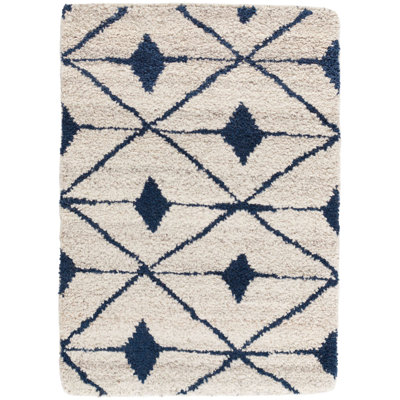 Kenitra Indigo Hand Knotted Wool Rug