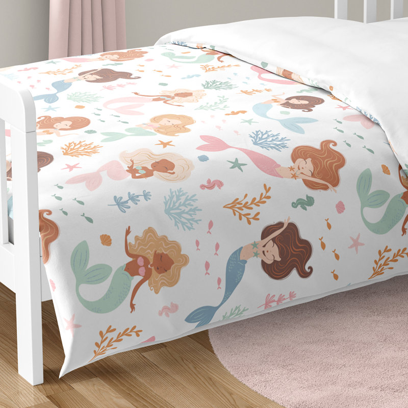 Ensemble de literie pour tout-petits 5 pièces roses et bleues par Sweet Jojo Designs