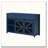 55" Sliding Barn Door Sideboard with Drawers, Adjustable Shelves, and Metal Mesh Doors-214596869