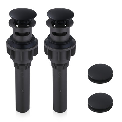 Pop-Up Bathroom Sink Drain with Overflow( 2Pack)