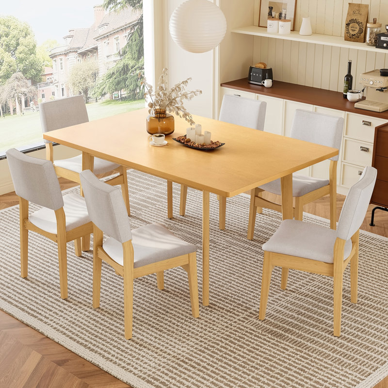 Table de salle à manger 60 ", Naturel