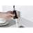 Commercial Spring Kitchen Faucets In Matte Black With Detachable Pull Out , Stainless Steel Faucet One Hole High-Performance