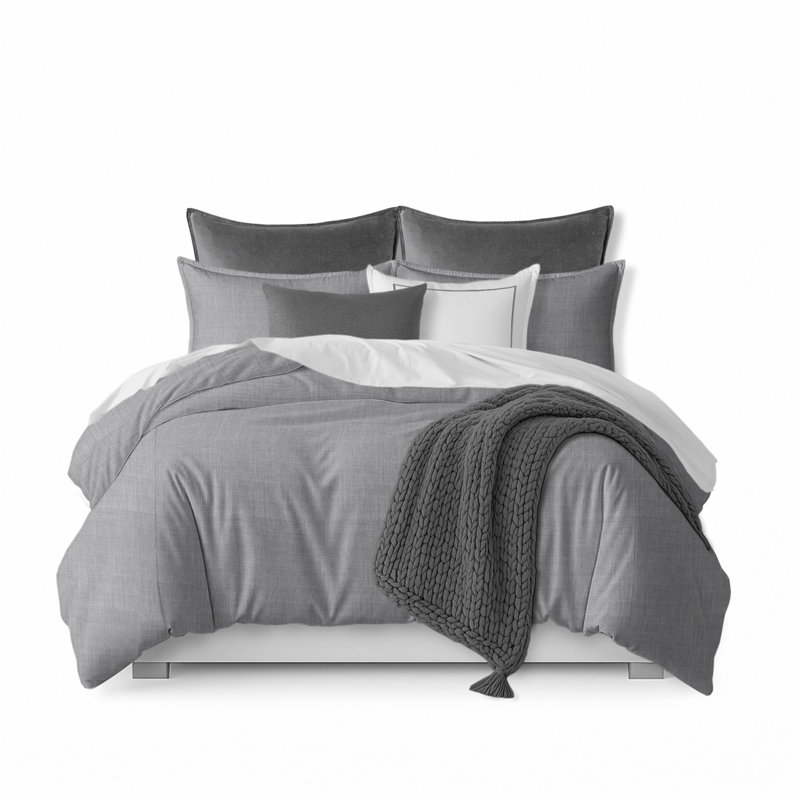 Bedford 5 Piece Comforter Set, Taupe, California King Comforter + 2 Shams + 2 Pillows