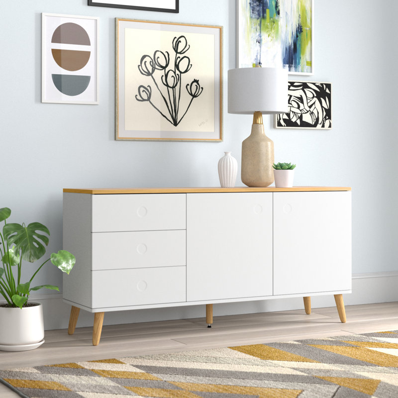 Axiom 63.78'' Sideboard, White