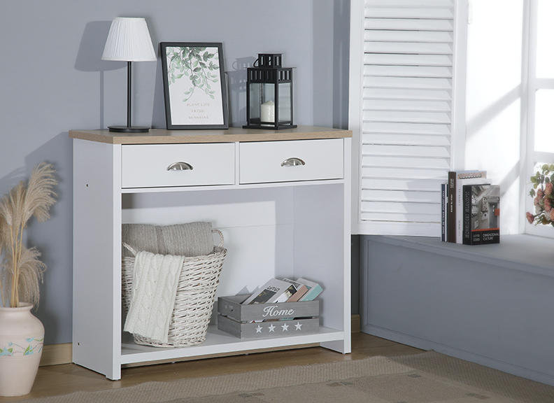 Raphaelle 99cm Console Table, White