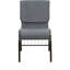 Chaise d'église en tissu 18,5 po Bernardston-22165229-22165230