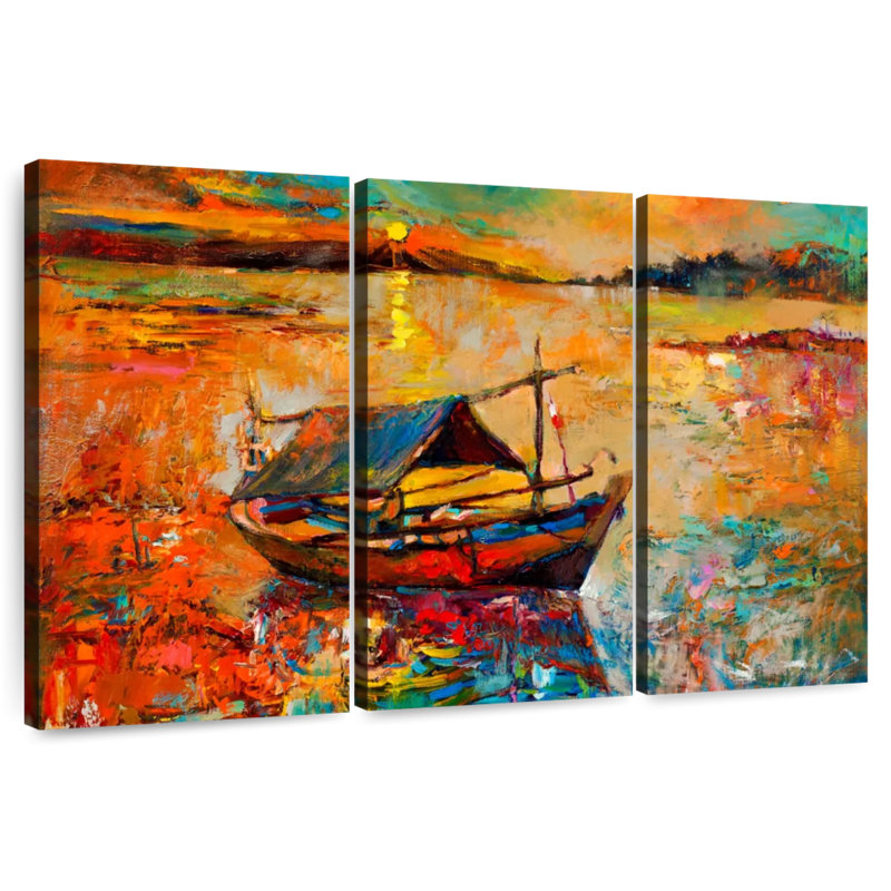 Senne Boat, 36" H x 57" W