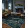 Canopy Teal Area Rug