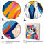 Chouette colorée Popart Watchers II - hibou, art mural animal-487787289-487787285