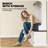3-In-1 Hall Tree With Shoe Storage, Standing Coat Rack With Shoe Bench, Entryway Furniture With Five Hooks, White Wood Grain
