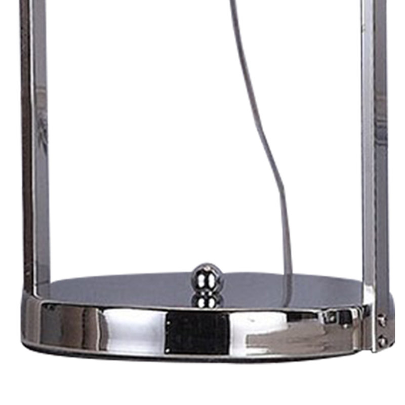 Charona Metal Novelty Lamp, Silver